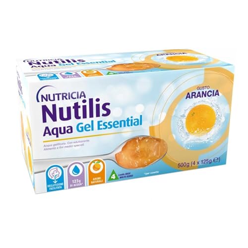 Nutricia Nutilis Aqua Gel Arancia Alimento A Fini Medici Speciali, 4 X 125G
