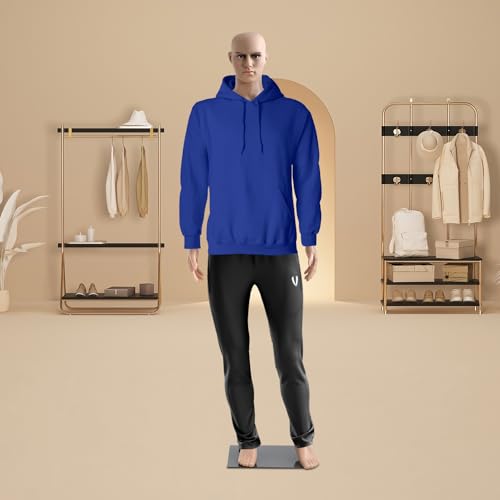 Dopinmin M739 Mannequin Torso Male Dress Form Manikin 73 Inch Adjustable Detachable Realistic Full Body Mannequin Model Display thumb #1
