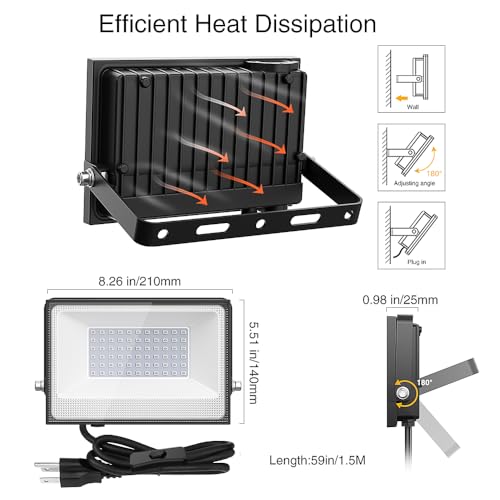 Onforu D30UV 2 Pack 30W Led Black Lights thumb #4