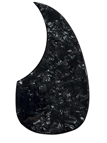 �G���L�M�^�[�s�b�N�K�[�h For Gear Acoustic Guitar Self-Adhesive Pickguard Crystal Teardrop Style (�u���b�N�p�[��)