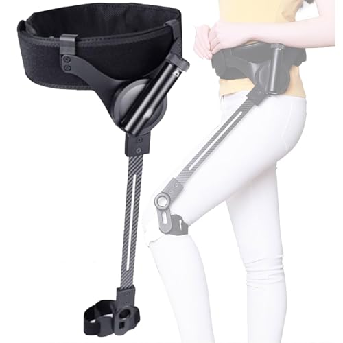 GZGHRZQS Ayuda para Caminar con energía para la rehabilitación de Las extremidades Inferiores, con 3 Niveles de Fuerza Ajustables para Personas Mayores y Personas con Movilidad reduci