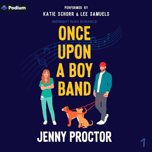 Once upon a Boyband Audiolibro Por Jenny Proctor arte de portada