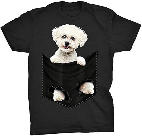 Situen Bichon Frise Pocket Mid T Shirt-344471