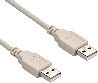 Cable Central LLC (10 Pack 6Ft A-Male to A-Male USB2.0 Cable Ivory - 6 Feet