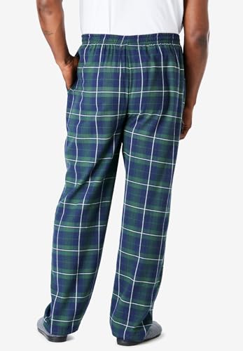 KingSize Men's Big & Tall Flannel Plaid Pajama Pants3