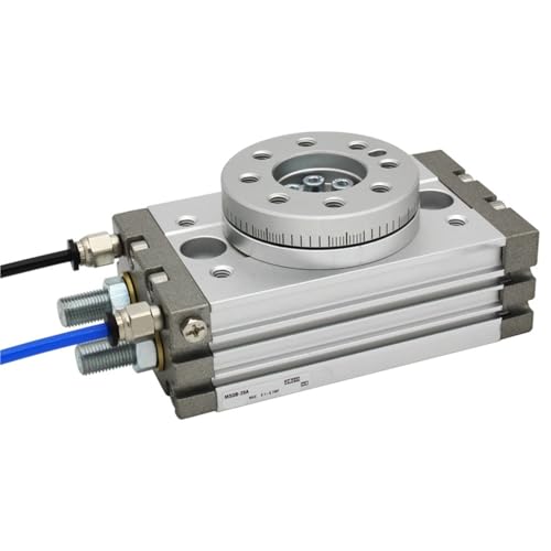 Vérin pneumatique MSQB50A à angle réglable 0-190° avec table oscillante stable