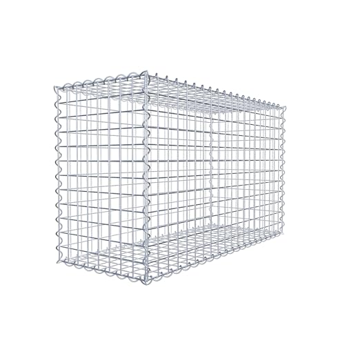 GABIONA - Gabion 100 x 60 x 40 cm - Panier gabion galvanisé pour pierres à partir de 32 mm - Maille 5 x 5 cm - Résistant aux intempéries