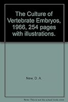 The Culture of Vertebrate Embryos B00BXUG9BK Book Cover