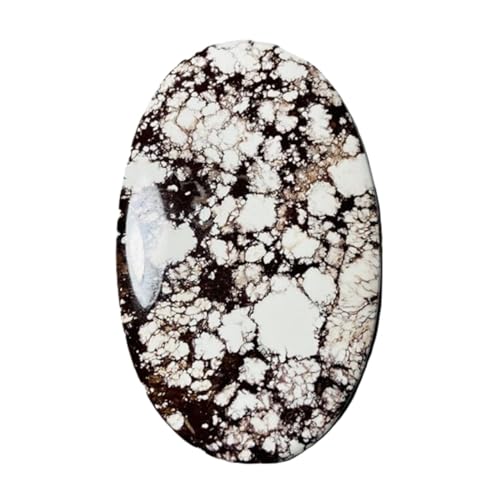 Magnésite sauvage cabochon ovale unique 85x52mm pour haute bijouterie