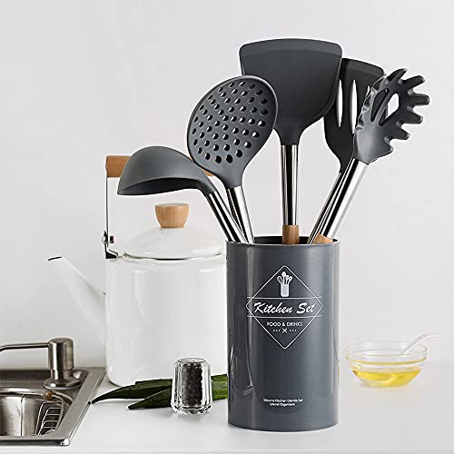 Ustensiles de cuisine avec seau de rangement pour plan de travail net - 5