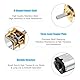 Mikrogeschwindigkeitsreduzierungsmotor, N20 DC3V 6 V 12 V 50 U/Min Geschwindigkeitsreduktion DC -Motor mit Metallgetriebe für RC -Auto -Robotermodell DIY Motor