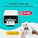 Liene PixCut S1 | All-in-One Fotodrucker, Aufkleberdrucker und Schneidemaschine | Multifunktionsdrucker und Stickerdrucker für Scrapbook und DIY-Projekte | 300 DPI Farbsublimation