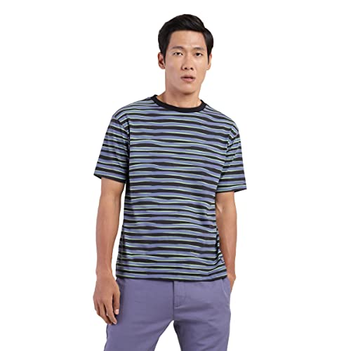 Image of Levi's Men's Cotton Relaxed Fit Striped T-Shirt