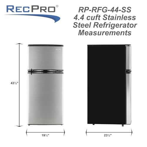RecPro 4.4 Cu Ft RV Refrigerator