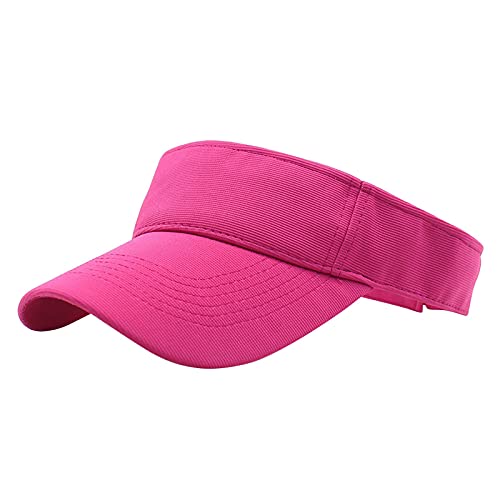 Sombreros de Halloween con visera de playa para mujer, gorro de sol ajustable para mujer, gorra 47 para hombre, Rosa intenso., talla única