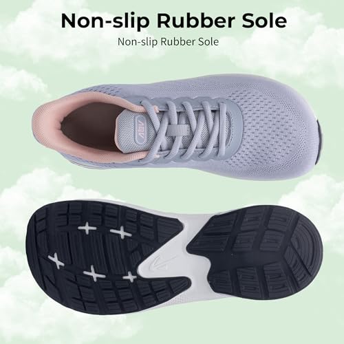 Image of IIV Womens Wide Toe Box Walking Shoes Arch Support Running Shoe Plantar Fasciitis Tennis Sneakers Orthotic for Pain Relief