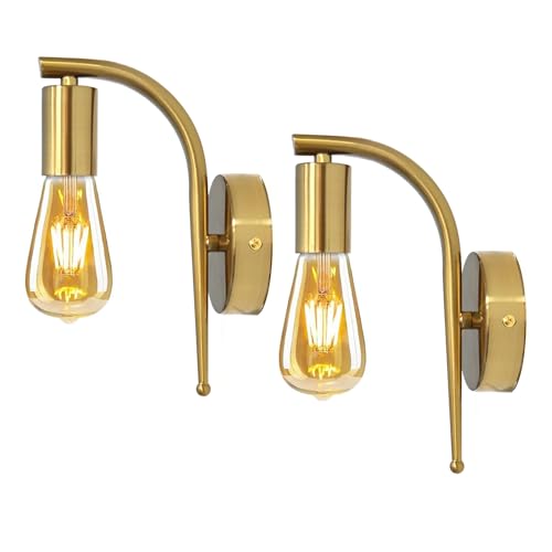 Apliques de Pared Vintage Dorados Marca YSGUYILT