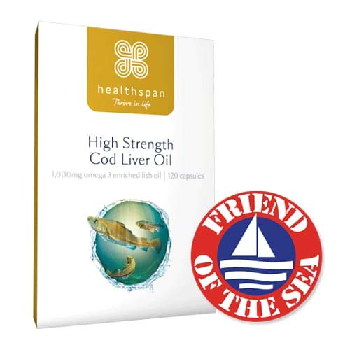 Buy Healthspan High Strength Cod Liver Oil 1,000mg 240 Capsules Online