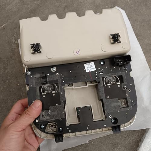 Car Reading Lamp Sunroof Switch for Geely Boyue 2016-2020,Car Interior Overhead Console Dome Light Reading Lamp,C-Medium Gray no Button in The Middle(Normal/C-Medium Gray No Button in The Middle)