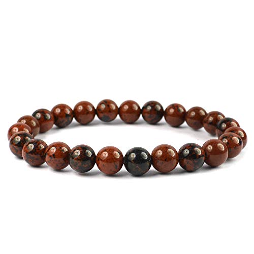 Image of Reiki Crystal Products Natural Crystal Stone Bracelet 8 mm Round Beads for Men & Women | Gemstone Jewellery Bracelet | Reiki Charged | Multiple Stone Variants Available