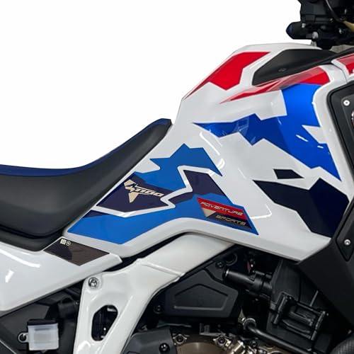Protection Latérale Réservoir Moto Africa Twin ADV 2025 Autocollants 3D Résine Anti-Rayures