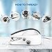 Handheld Sewing Machine for Beginners, Portable Mini Hand Sewing Machine for Quick Stitching, Electric Lightweight Easy to Use, Travel & DIY, Emergency Repairs for Clothes & Fabrics Black