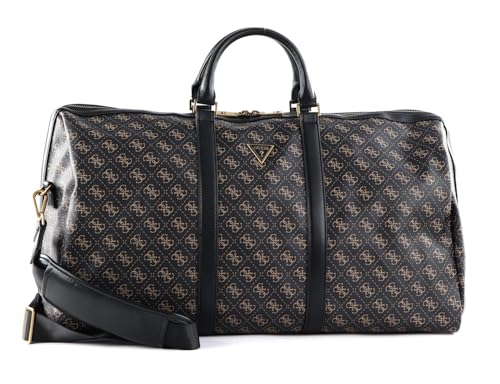 GUESS Vezzola Smart Weekender Dark Brown/Ochre