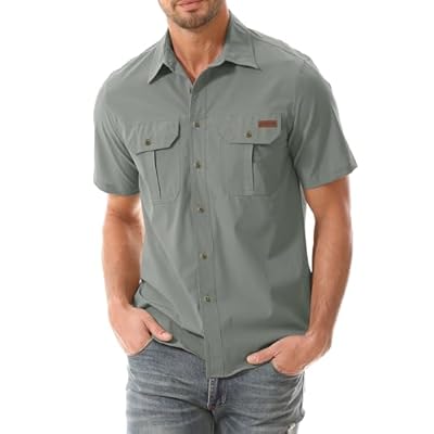 Zyvrenix Men's Casual Button Down Shirts Ou...