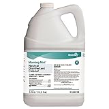 Diversey Morning Mist Fast Neutral Disinfectant Cleaner - Fresh Scent - 1 Gallon Concentrate, 4 Pack (Packaging May Vary)