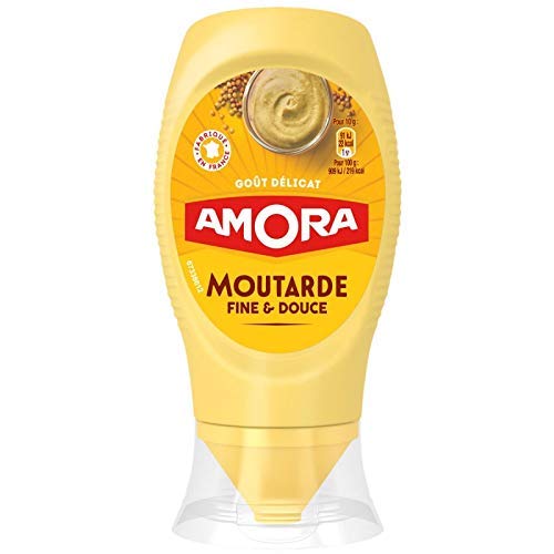 Amora – Mostaza suave 260 g – Paquete de 2 – Mejor oferta