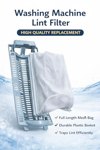 Image of AMAZOR Washing Machine Filter | Lint Filter /Dust Filter /Waste Collector /Drain Jali for Semi & Fully Automatic Washing Machines (Compatible for lg. semi Frame with Filter)