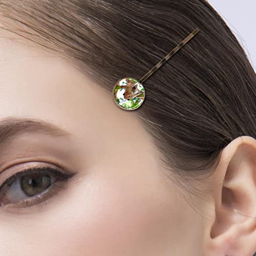 Épingles à cheveux singe en métal ciselé chic pour femme