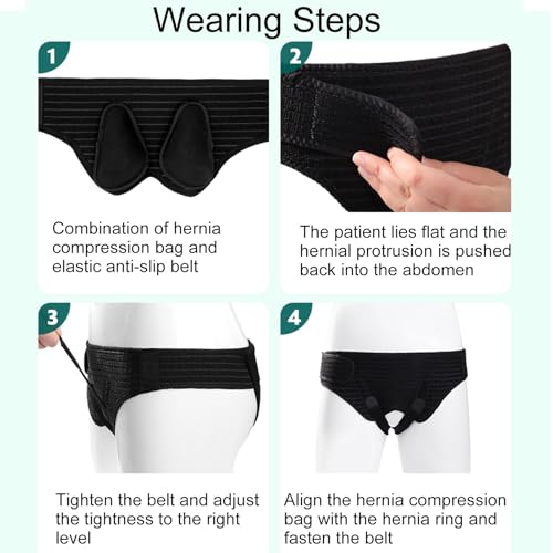 Faja para Hernia Inguinal con Almohadillas Ajustables M miniatura 6