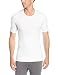 Powerbody Men's Shapewear Crew T-Shirt, White, Medium