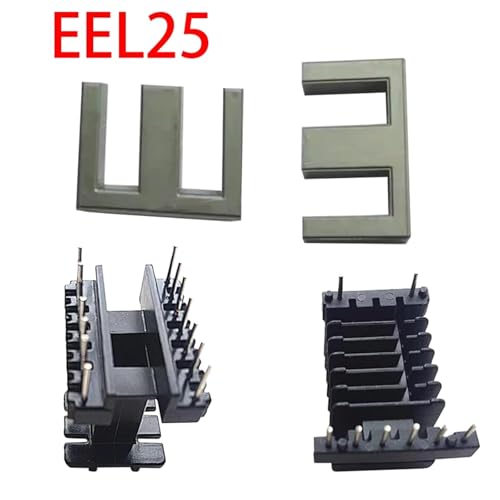 Transformador EEL25 de 8 pines con núcleo de ferrita Mn-Zn PC40 vertical y horizontal 14 pares 2