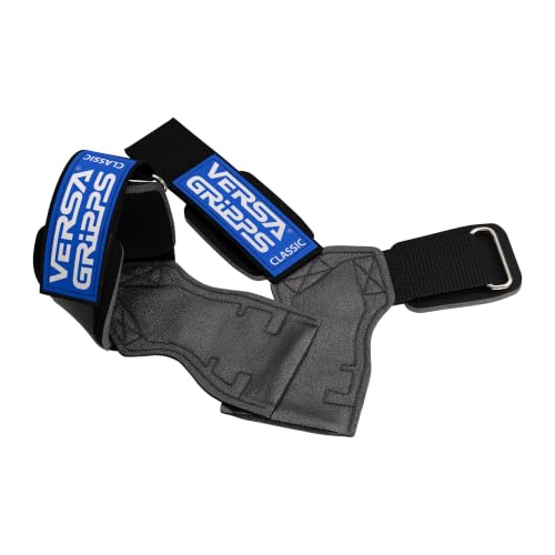 Versa Gripps® Classic Wrist Straps for Weightlifting, Small, Blue