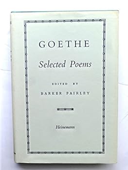 Hardcover Goethe - Selected Poems Book