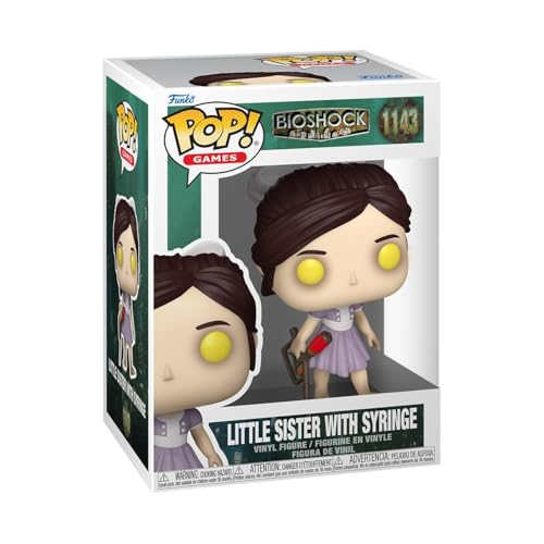 Funko POP! Games: Bioshock S3 - Little Sister with Syringe - Figura in vinile da collezione - Idea regalo - Prodotto ufficiale - Giocattoli per bambini e adulti - Modello di figura per collezionisti