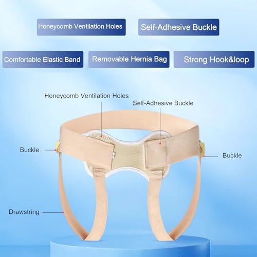 Faja para Hernia para Hombre y Mujer, Ajustable L miniatura 6