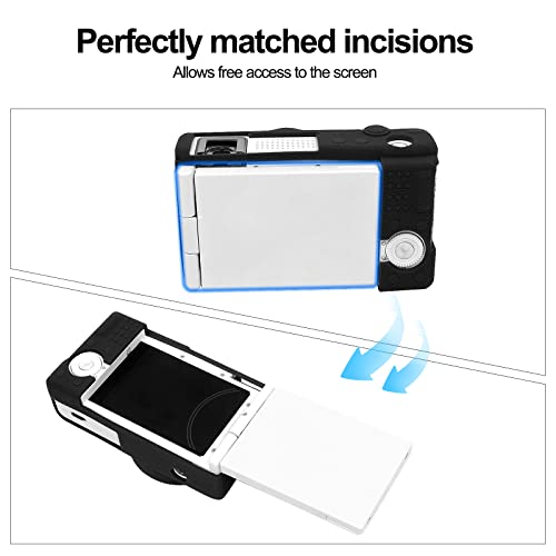 Funda Easy Hood para cámara Sony ZV-1F de silicona negra miniatura 5