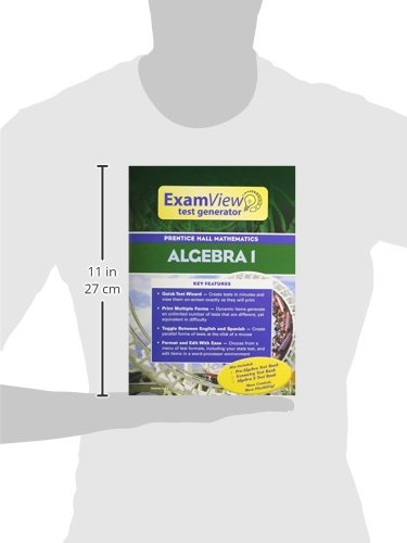 Prentice Hall Math Algebra 1 Examview Test Generator Booklet with CD 2004c - Image 3