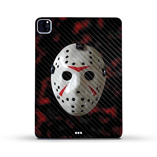 Image of MightySkins Carbon Fiber Skin Compatible with Apple iPad Pro 11 inch M2 4th Gen (2022) Full Wrap Kit - 13th Nightmare | Protective Durable Textured Carbon Fiber Finish | Easy to Apply | Made in The USA