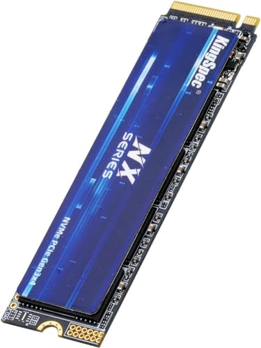 Image of KingSpec NX Series 4TB Gen3x4 NVMe M.2 SSD, Up to 3500MB /s, 3D NAND Flash M2 2280 Internal Solid State Drive, for Desktop and Laptop