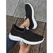 AYziemezm Womens Slip on Walking Shoes Lightweight Breathable Sneakers Non Slip Comfort Sock Shoe Athletic Gym Workout Sneaker Mesh Casual Fashion Shoes Comfortable Walking Running Sneakers Black