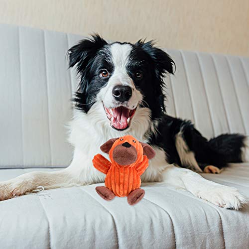 TEHAUX 2 peças de brinquedo de pelúcia para animais de estimação Brinquedo de mastigar para animais