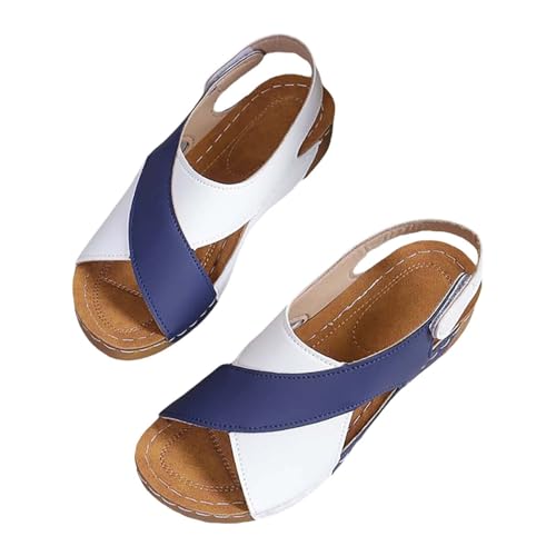 Sandalia ortopédicas para el tiempo libre, plataforma para mujer, ultra cómodas, antideslizantes, playa con tacón de cuña, transpirables para el aire libre