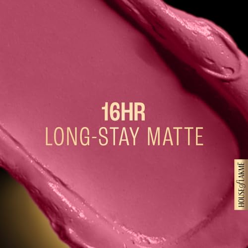Image of LAKME LAKM Lakme Forever Matte Liquid Lip Colour, Long-Lasting Lipstick, Lightweight & Transferproof, Smudgeproof - Pink Punch 5.6ml | 6Ml (Pack of 2)