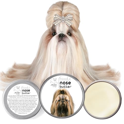 Image of The Blissful Dog Shih Tzu Unscented Nose Butter, 2-Ounce