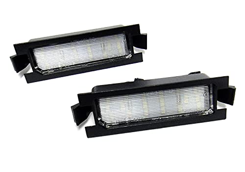 RZG Lot de 2 éclairages de plaque d'immatriculation LED pour 2012-2017 i30 GD 3D/5D Berline Accent RB Cee'd JD HB/SW