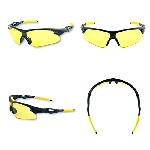Ilumen8 Best Shooting Glasses Uv Blacklight Yellow Vision Safety Eye Protection #TOP4